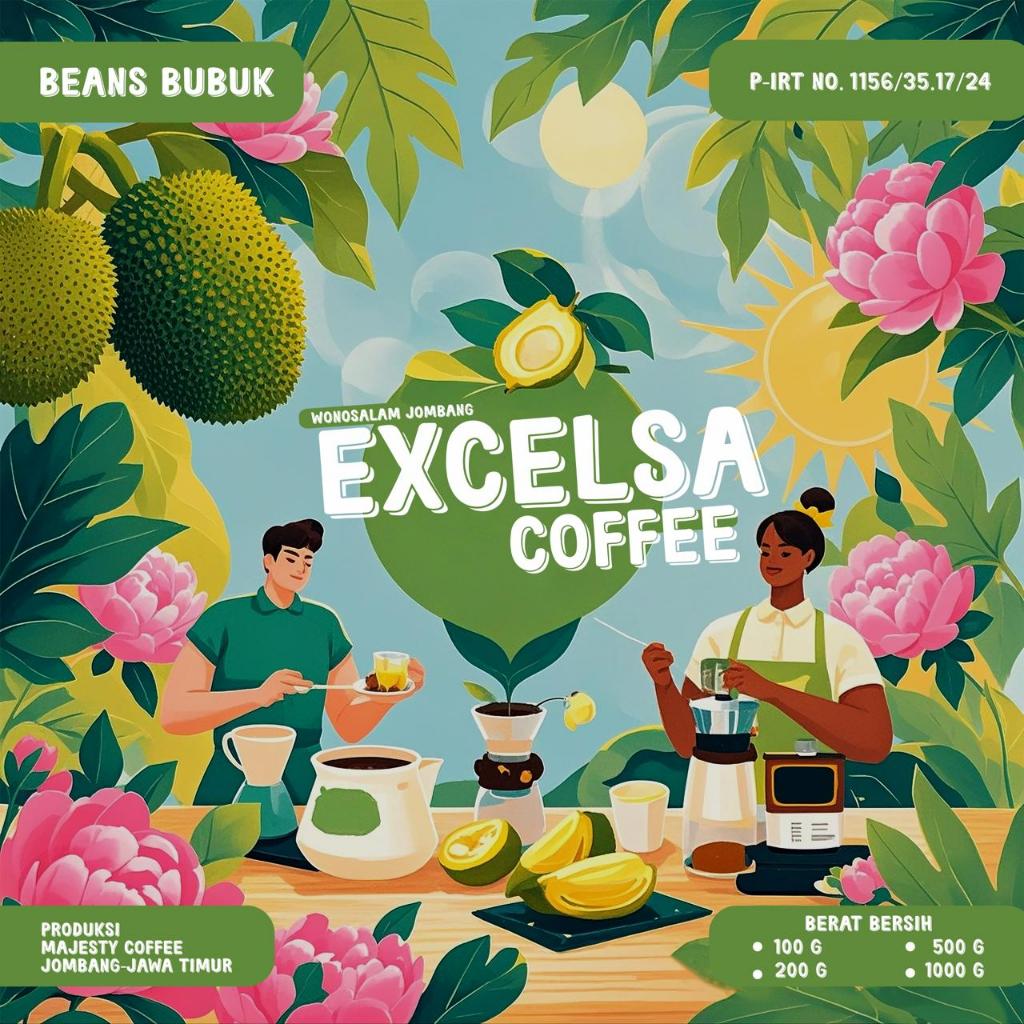 

1Kg Green Beans Excelsa Wonosalam Natural Proses