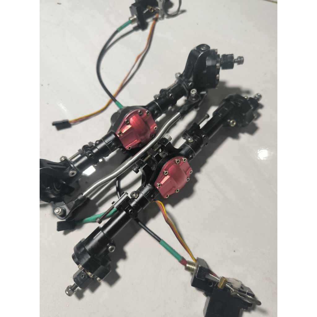 GARDAN PORTAL METAL OPEN LOCK AXLE DIFFERENTIAL PLUS SHIFTER SERVO RC ADVENTURE 1/10 SCX10