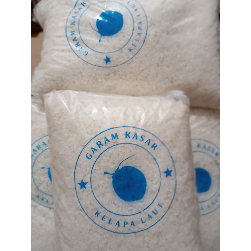 

Garam Kasar Alami 1kg – Asin Murni, Cocok untuk Masakan, Marinasi, & untuk Kebutuhan sehari-hari 1