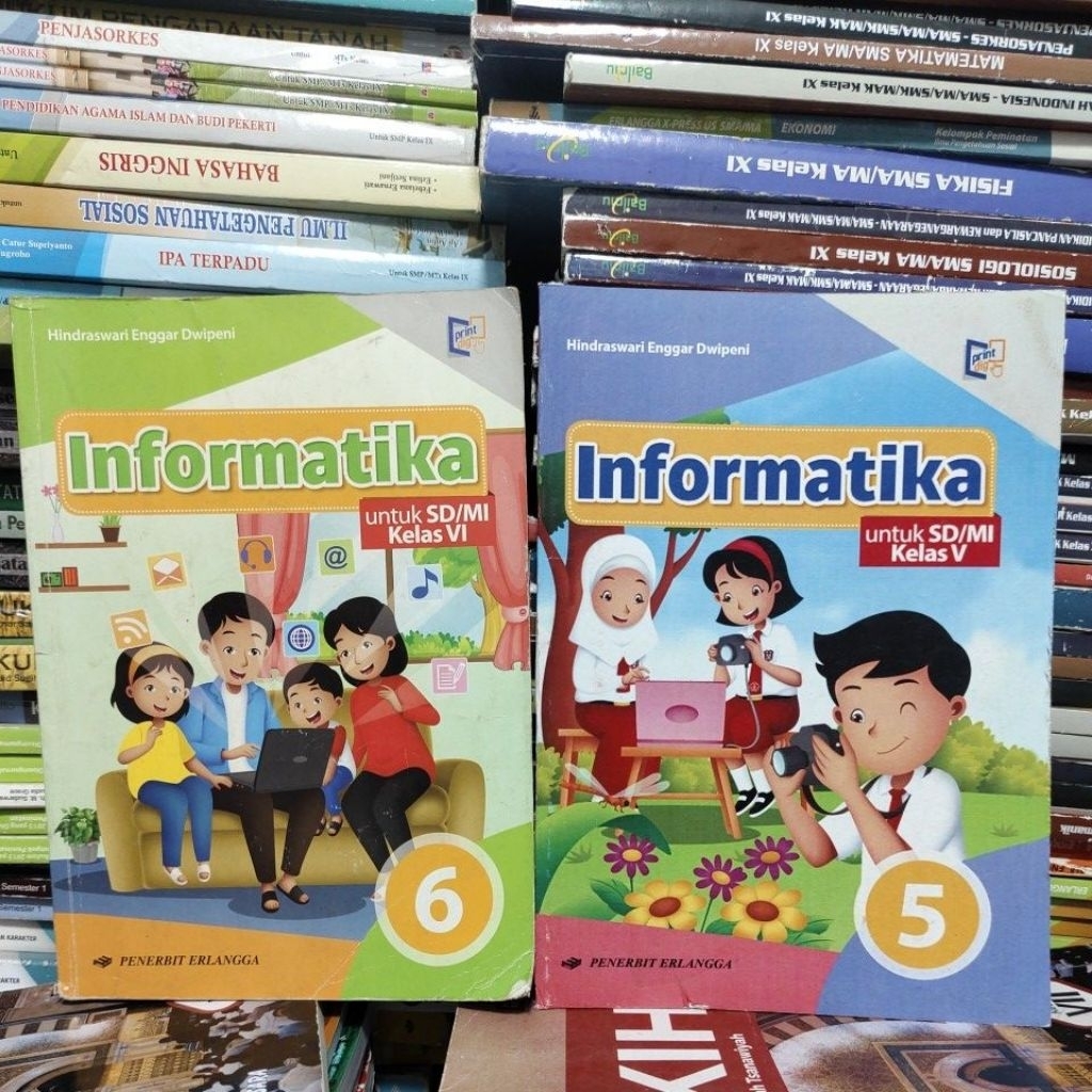 Informatika kelas 5,6 SD Erlangga