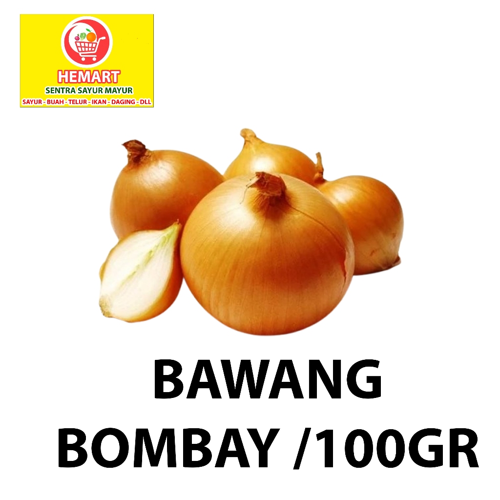 

BAWANG BOMBAY SEDANG 100GR / BOMBAY SEDANG ONS