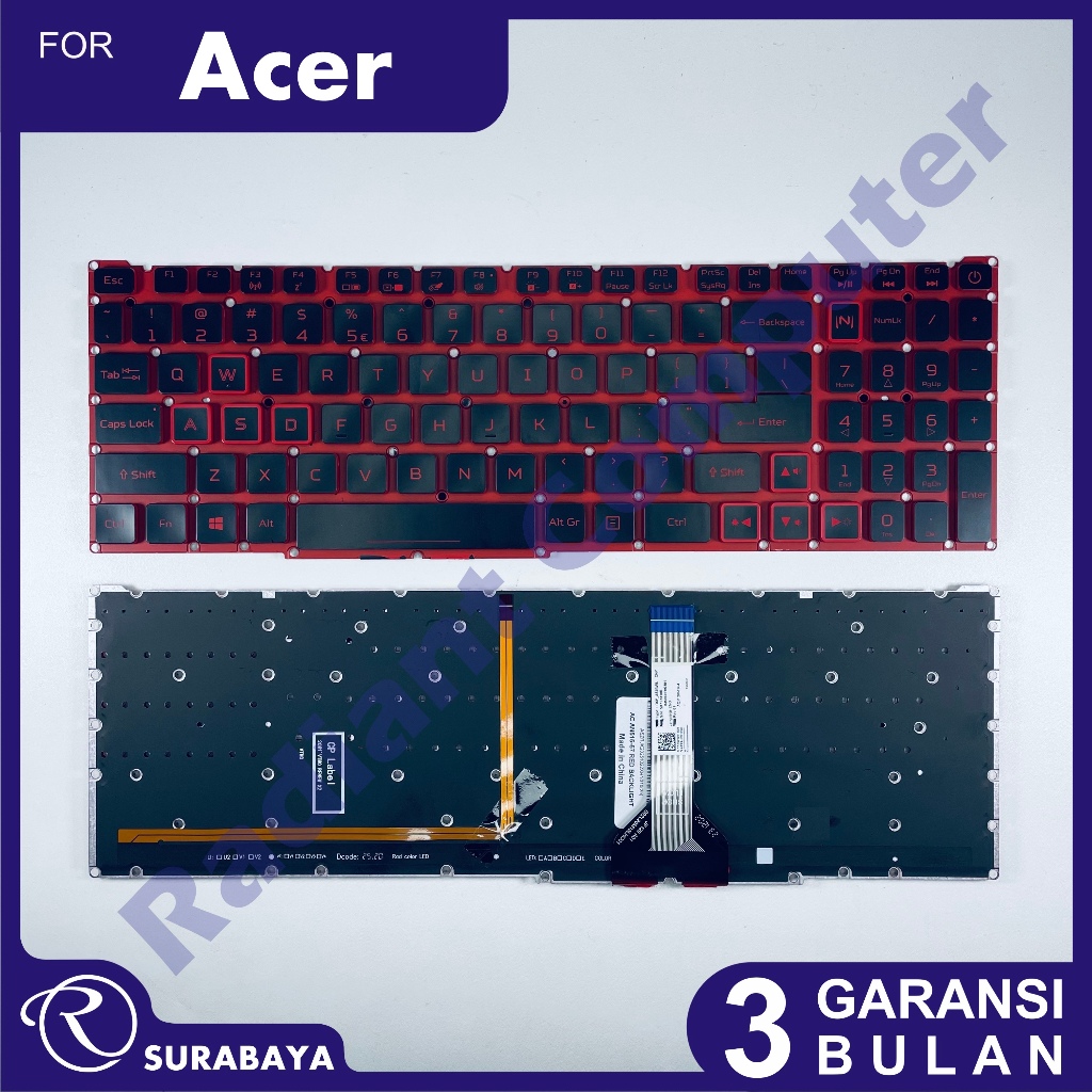Keyboard Acer Nitro 5 AN515-56 AN515-57 AN515-58