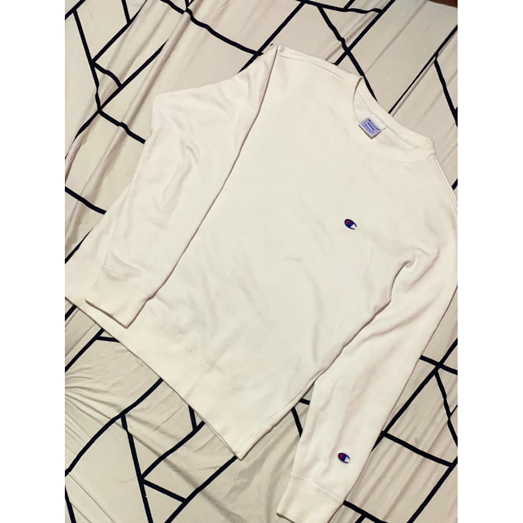 Crewneck Champion White Second