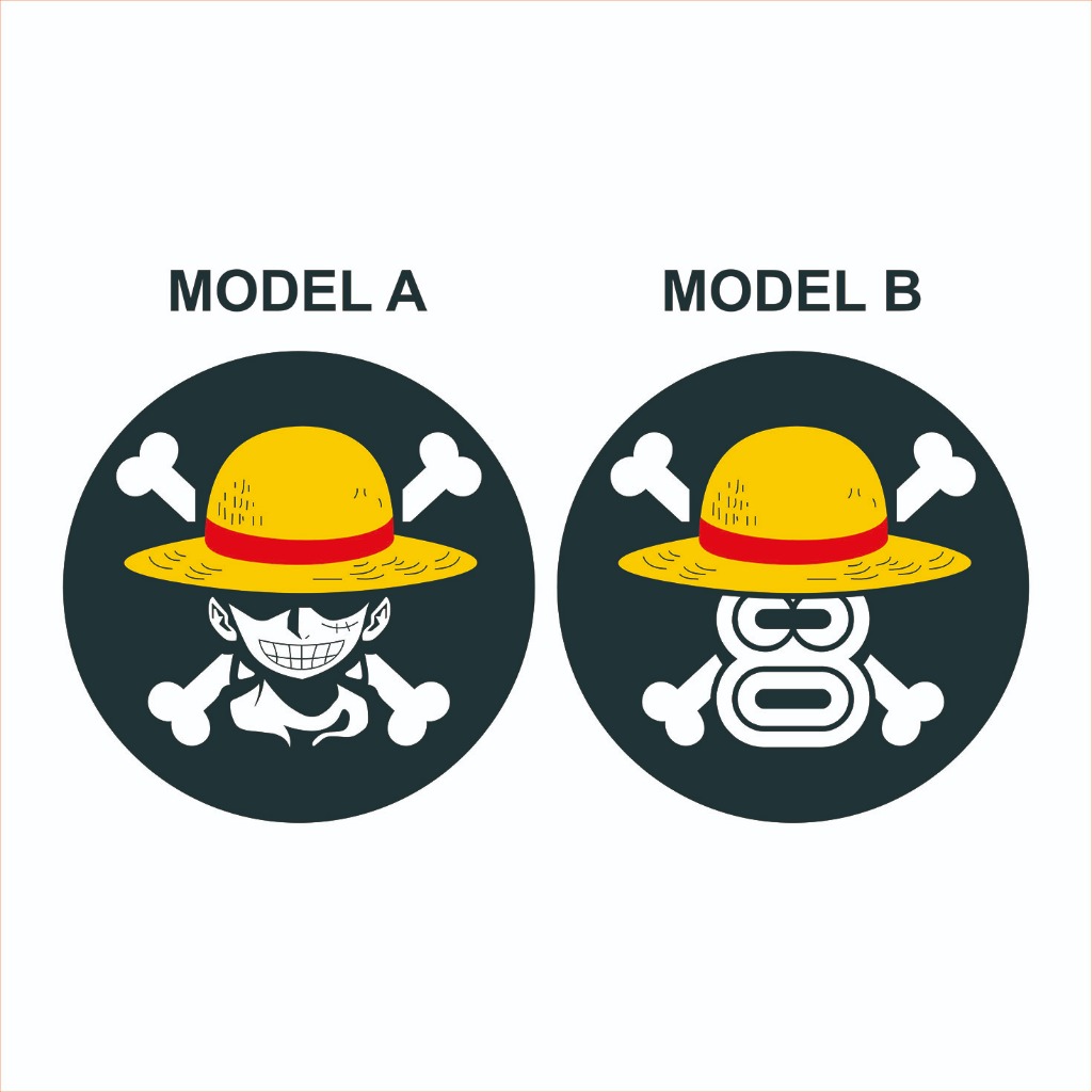 

STIKER VINYL LUFY TOPI JERAMI / BAJAK LAUT / ONE PIECE