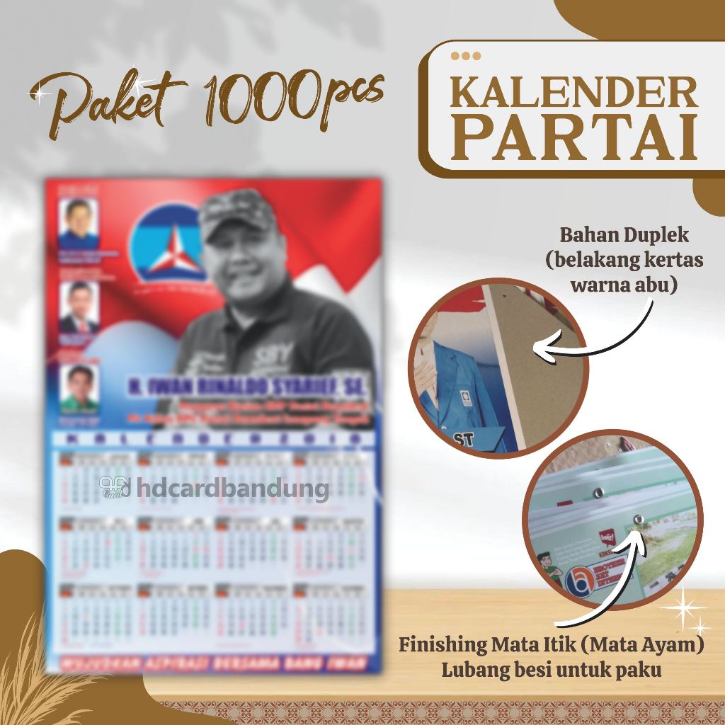

Kalender Partai Murah Kalender Paket Minimal Order 1000pcs
