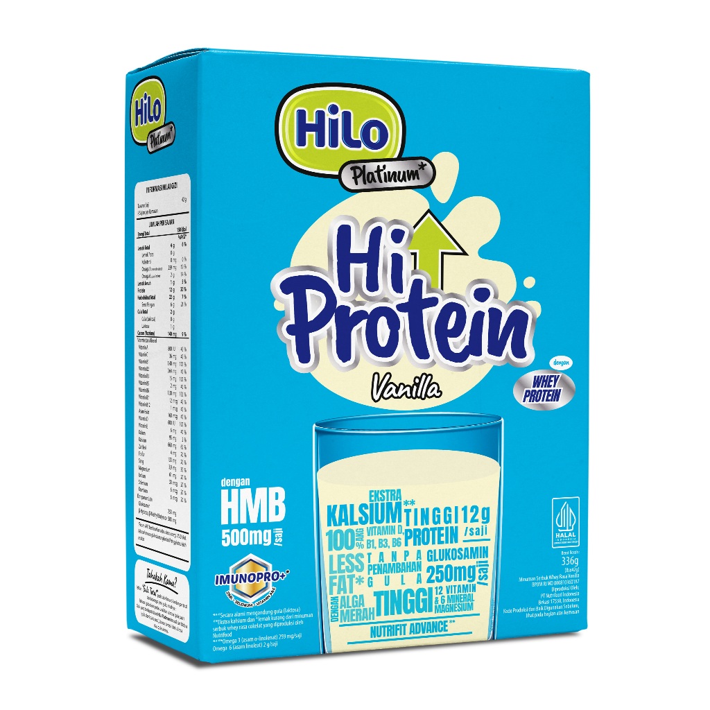 

Hilo Milk Platinum HI Protein Vanila 336 Gr
