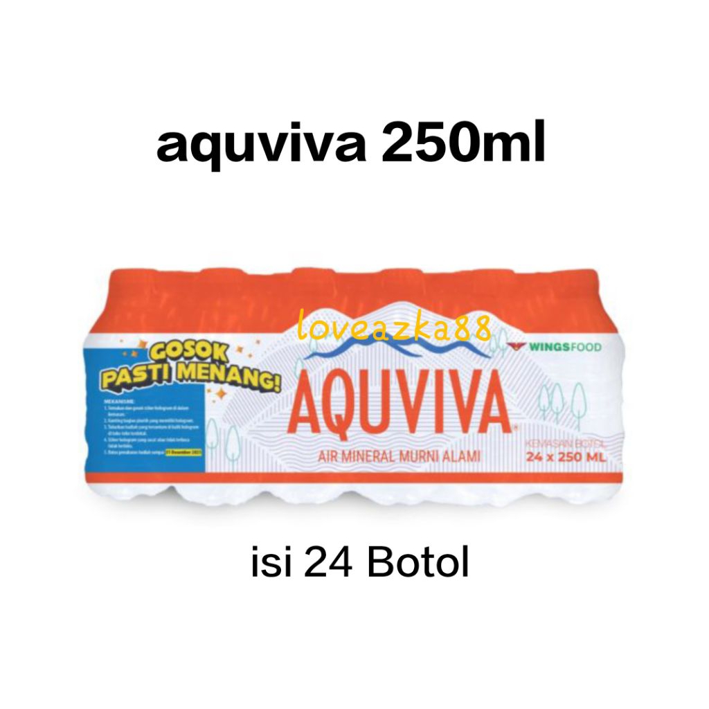

Aquviva Air Mineral Murni 250ml isi 24 Botol