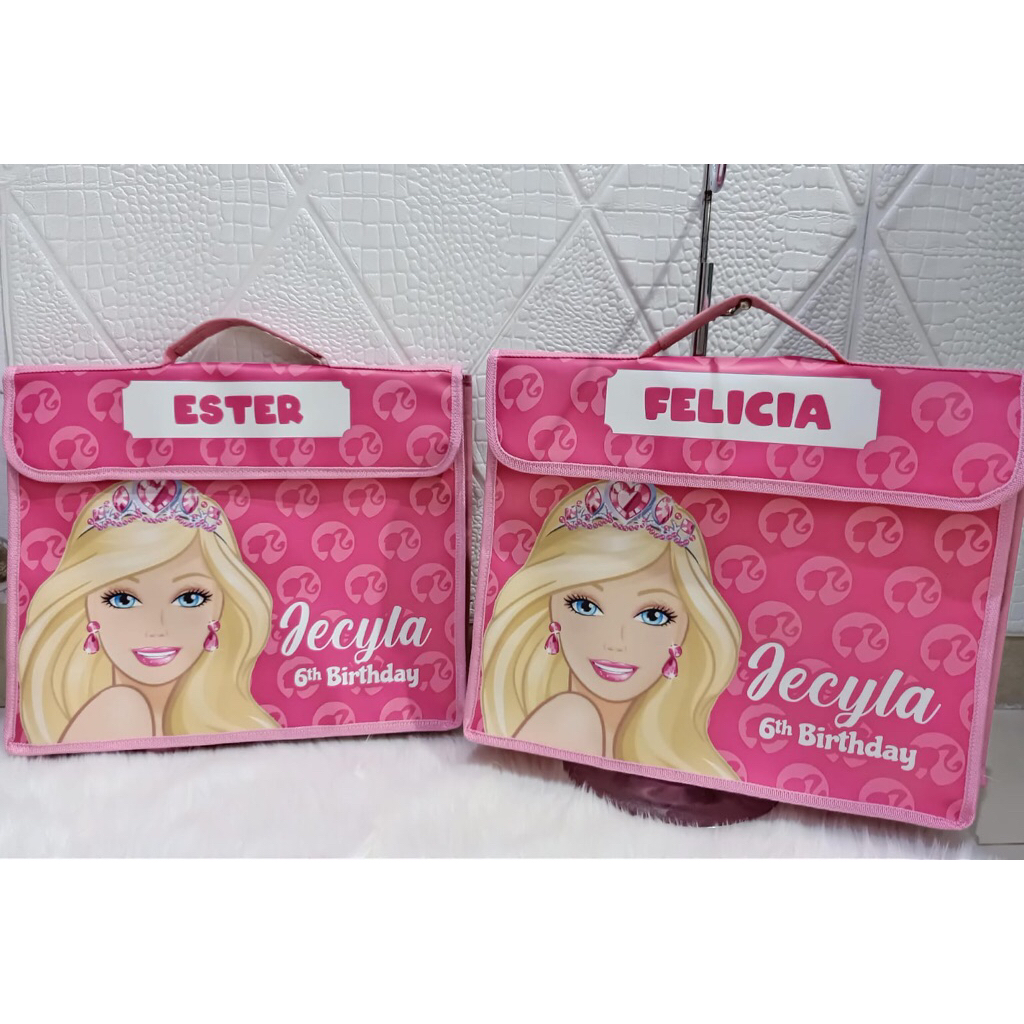 Tas Map Folder Anak Custom (souvenir ultah)