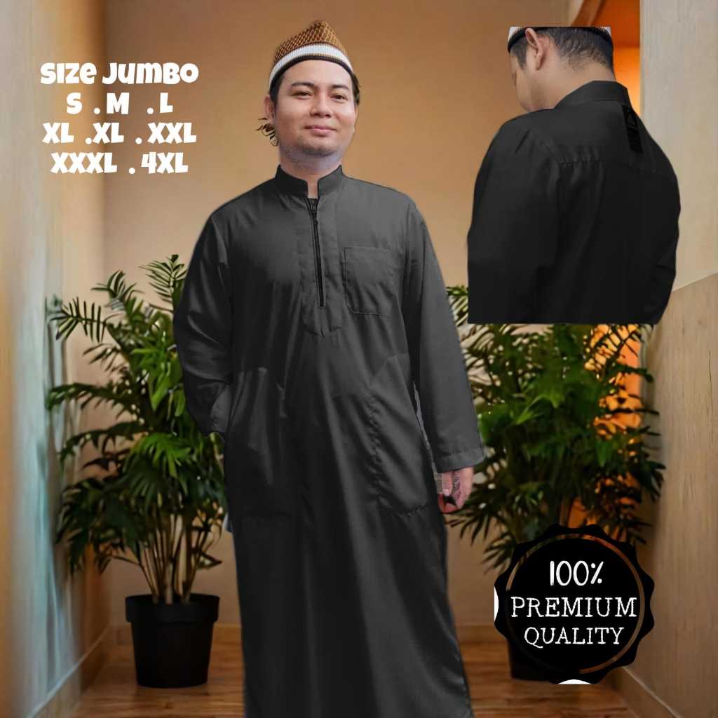 Jubah Gamis Pria /Gamis Pria Dewasa Size Jumbo / Jubah Pria Jumbo