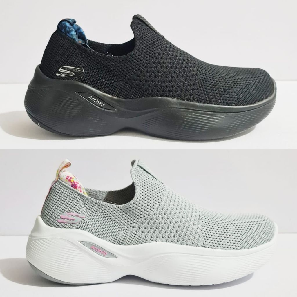 SEPATU SKECHERS ARCHFIT INFINITY, SEPATU ARCH FIT INFINITY WANITA, SEPATU SLIP ON WANITA