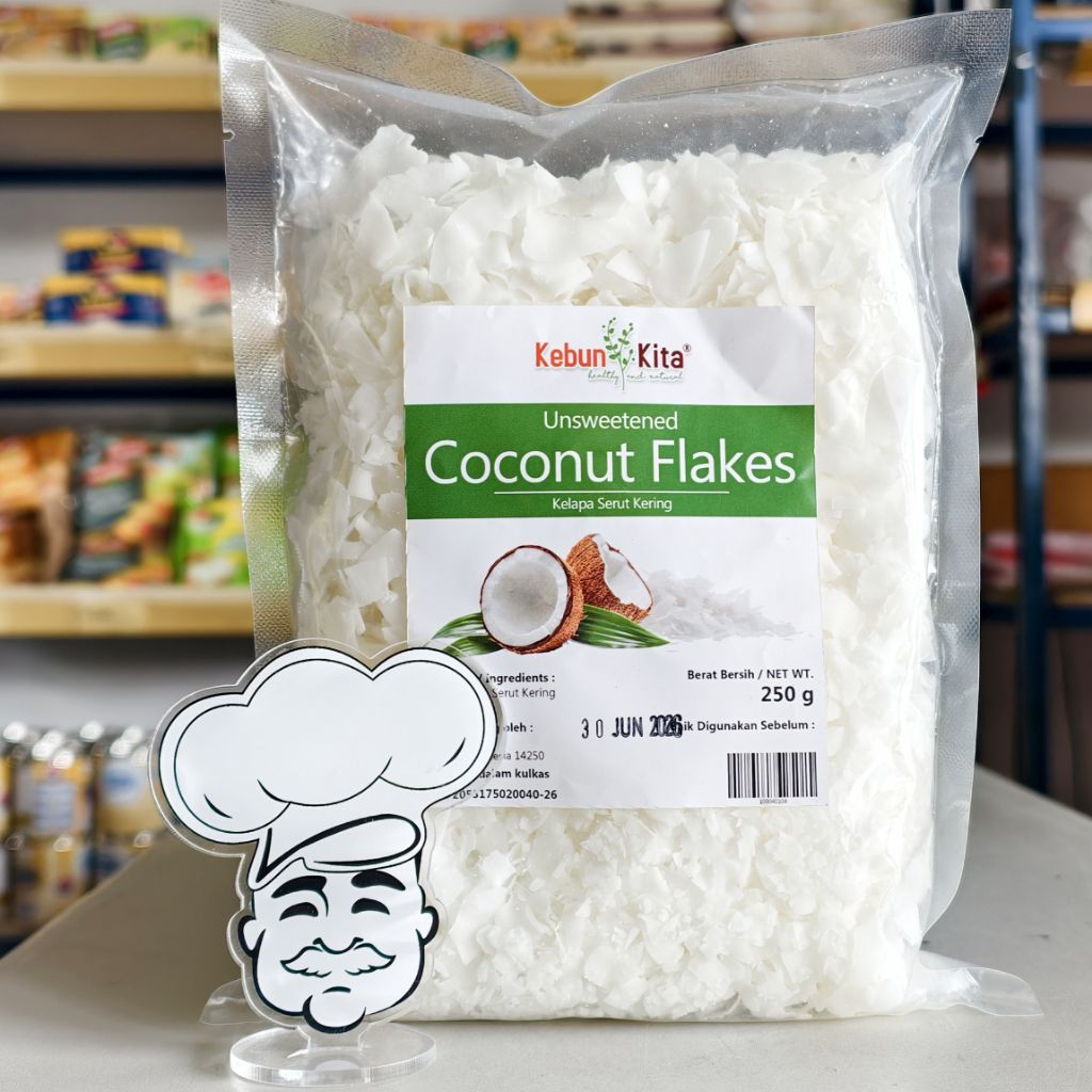 

Kelapa Kering Kebun Kita 250Gr / Dry Coconut Flake 250Gr / Kelapa Kering Flake 250Gr / Kelapa Kering Kasar 250Gr