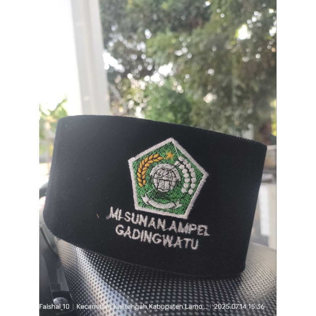 Songkok Bordir Logo Custom /pcs