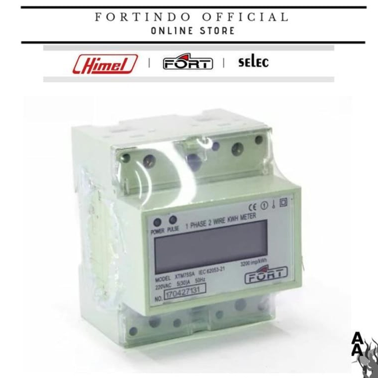 Kwh Meter XTM75SA Digital LCD FORT PANEL