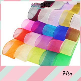 

[PER SLOP] Pita Organdi Polos 1 in Pita Hiasan Kado