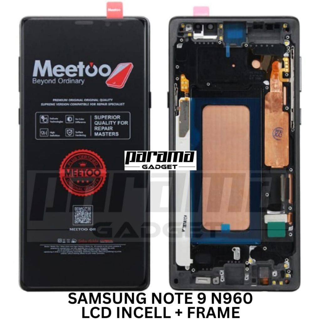 LCD SAMSUNG NOTE 9 N960 TOUCHSCREEN INCELL + FRAME ORI MEETOO