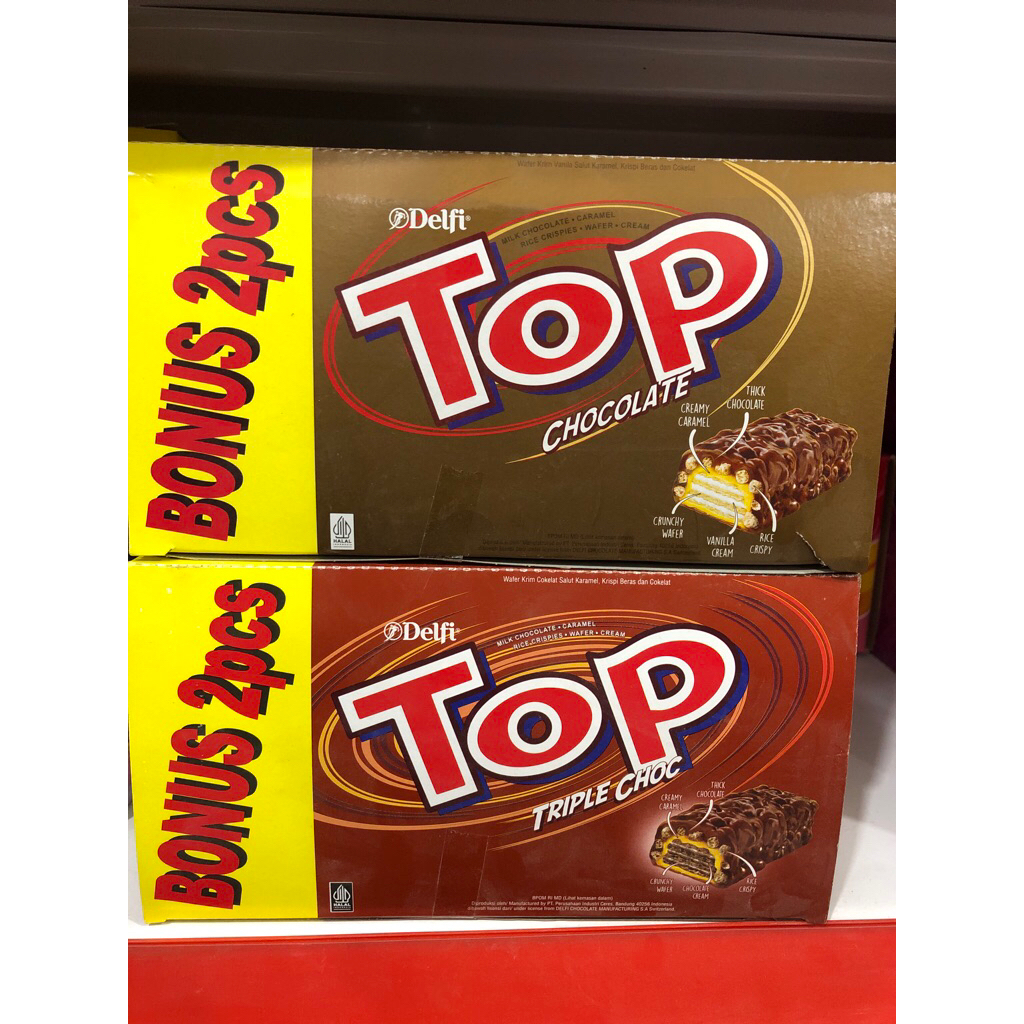 

Top Delfi Wafer Coklat 24 pcs x 9g