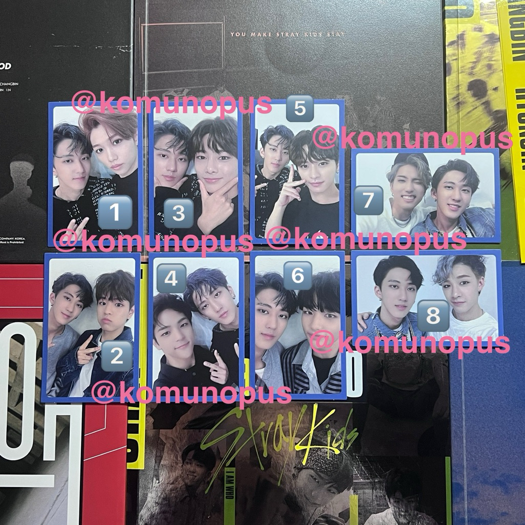 WTS IN RUSH PHOTOCARD PC STRAY KIDS UNIT PHOTOCARD I AM YOU ALBUM OFFICIAL GOODS STICKER PRELOVED UN