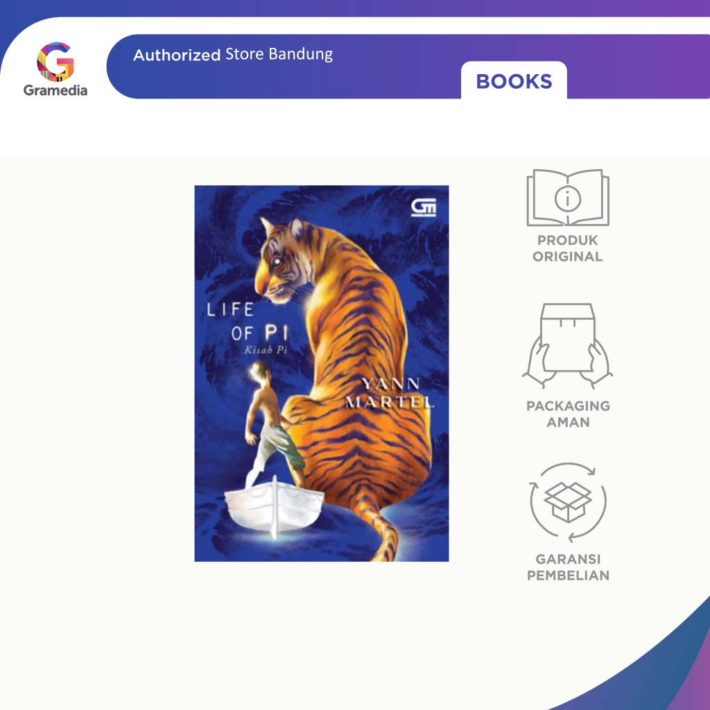 Gramedia Bandung - Kisah Pi (Life of Pi)