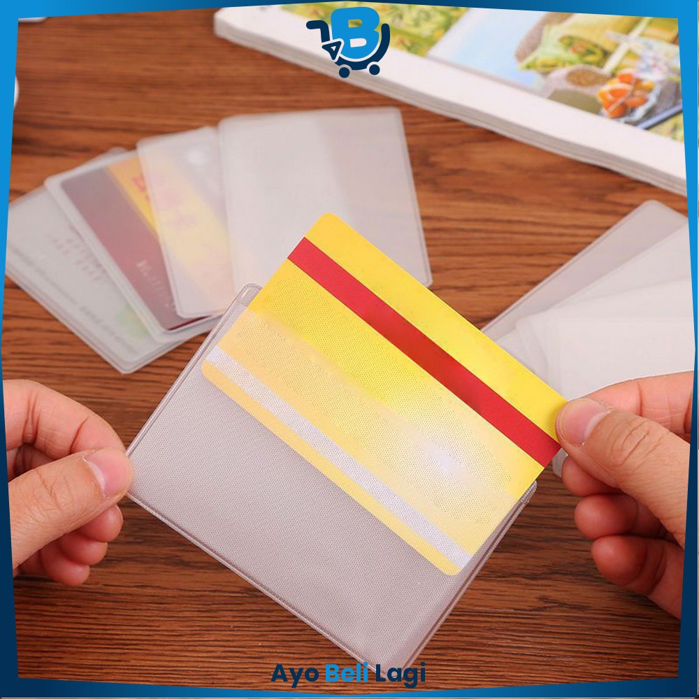 

EC Plastik Pelindung Kartu ATM SIM KTP Serbaguna / Sampul Cover Pelindung Credit Card Anti Gores ABL C1203