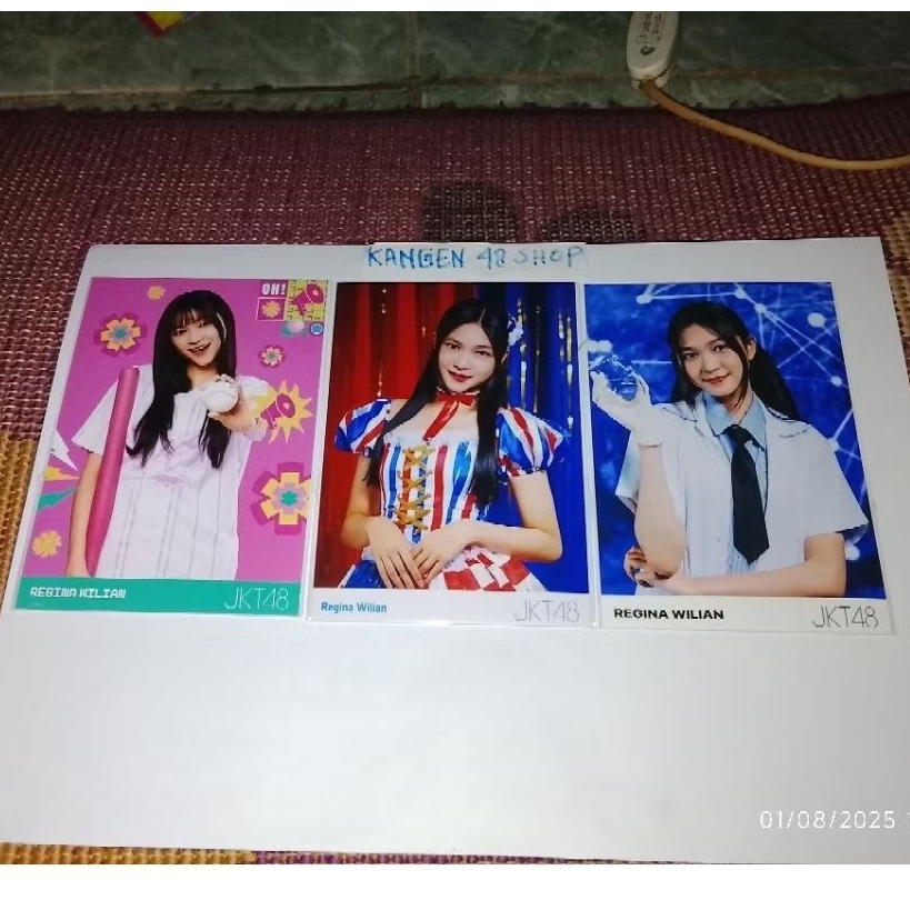 Paket 3 Photopack JKT48 Official Regina Wilian / Regie