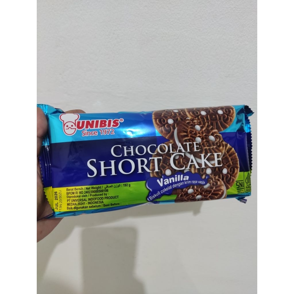

unibis biskuit chocolate shortcake 192 gr