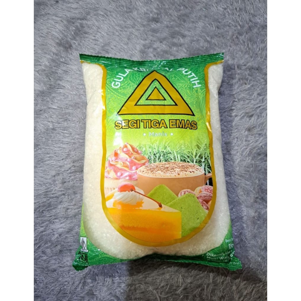 

GULA KRISTAL PUTIH SEGITIGA EMAS 1kg