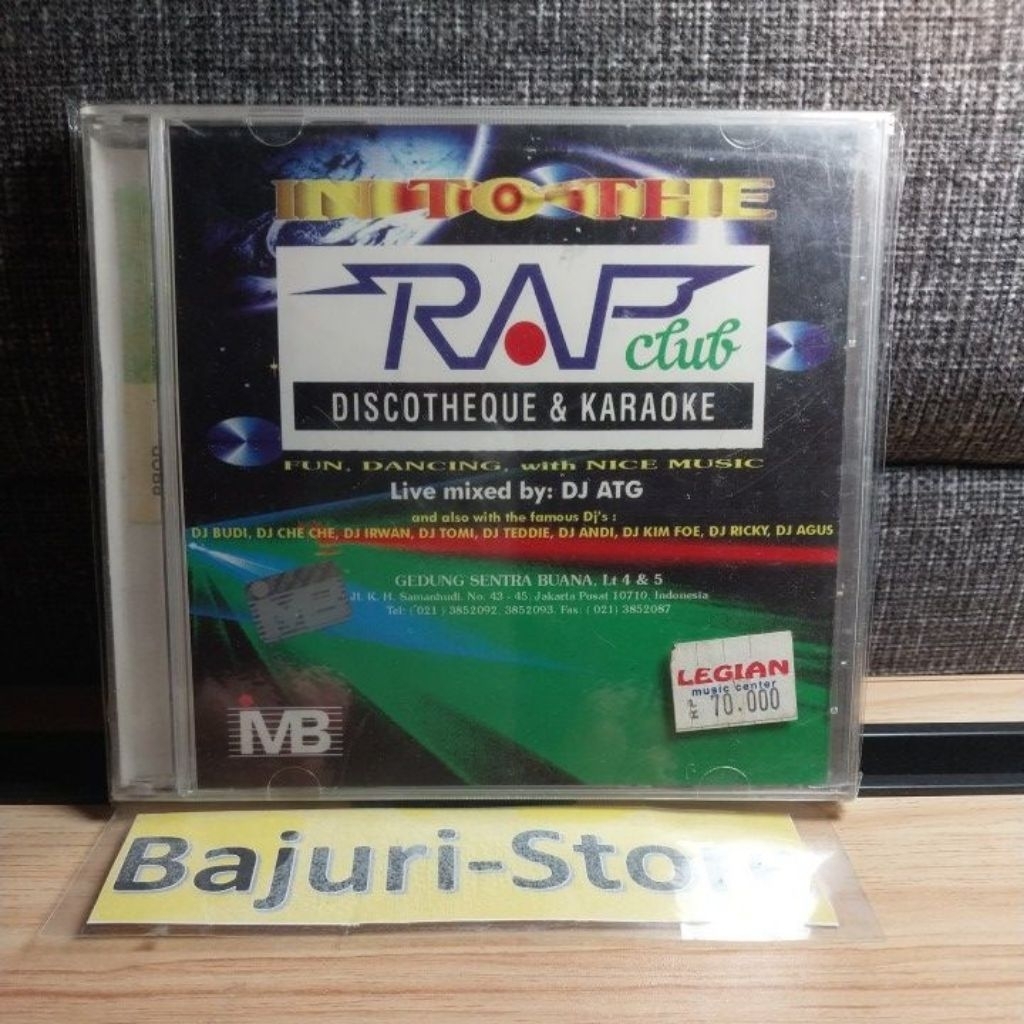 CD Discotheque "DJ ATG" "DJ BUDI" "DJ Che Che" "DJ Irwan" "DJ Tomi" "DJ Teddie" "DJ Andi" "DJ KIM FO