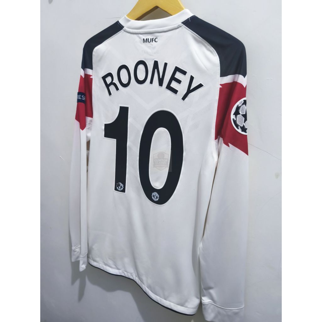 Jersey Original MU Away 2010/11 Long sleeve Rooney