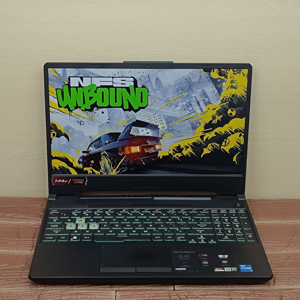 Laptop Asus TUF GAMING F15 FX506HC Intel Core i5-11400H RAM 8GB SSD 512GB RTX 3050
