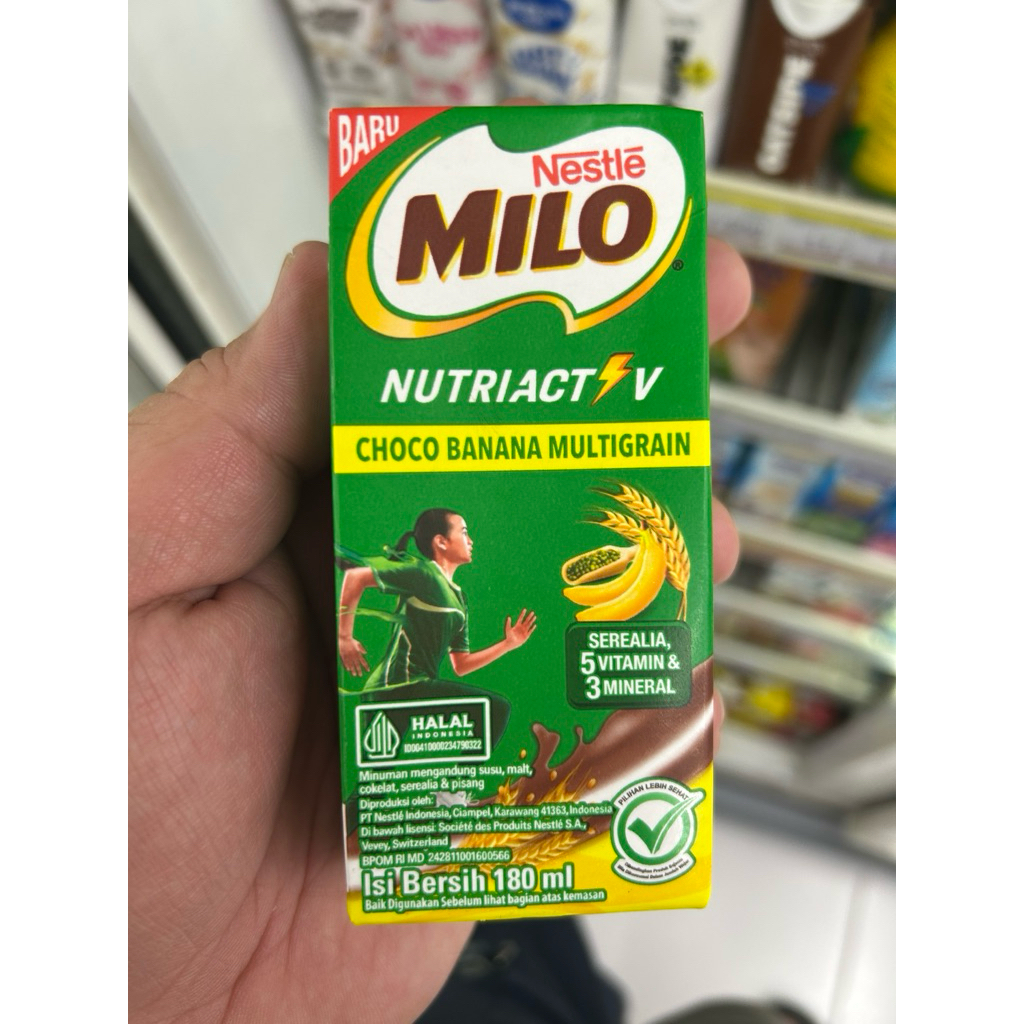 

Milo UHT choco banana 180ml