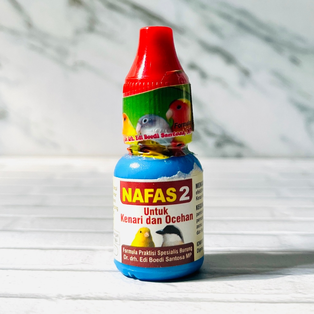 Nafas 2 Original Dr. Edhi - Obat Melegakan tenggorokan Burung Kenari dan Ocehan