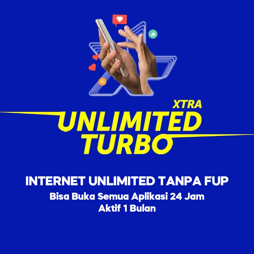 XL Unlimited 1 Bulan Bisa Buka Semua Aplikasi 24 Jam Tanpa FUP