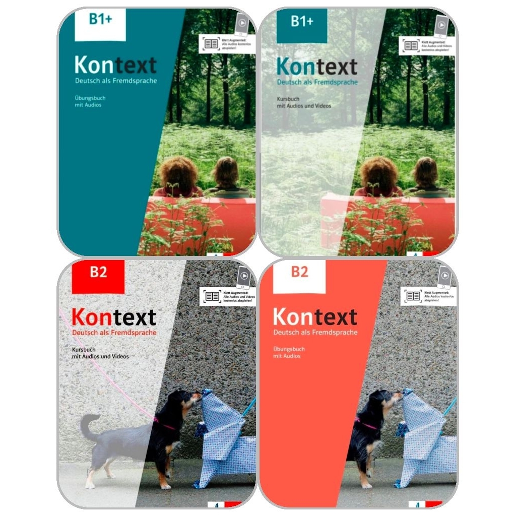 Lumaatelier54 Buku Jerman: Kontext B1+ Dan B2. Kursbuch & Ubungsbuch