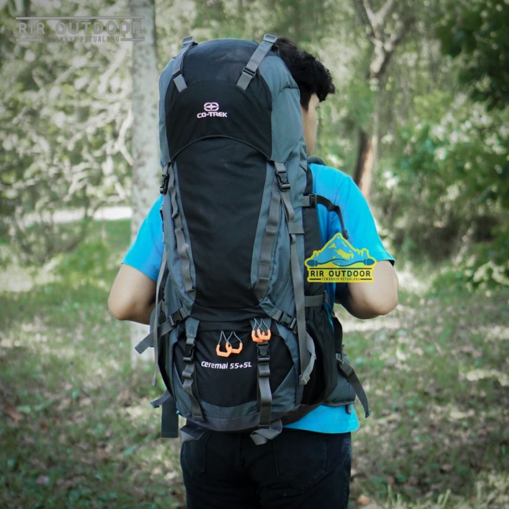 CARRIER COTREK CIREMAI 55+5 LITER CARRIER CO-TREK CIREMAI TAS GUNUNG TAS PENDAKI GUNUNG