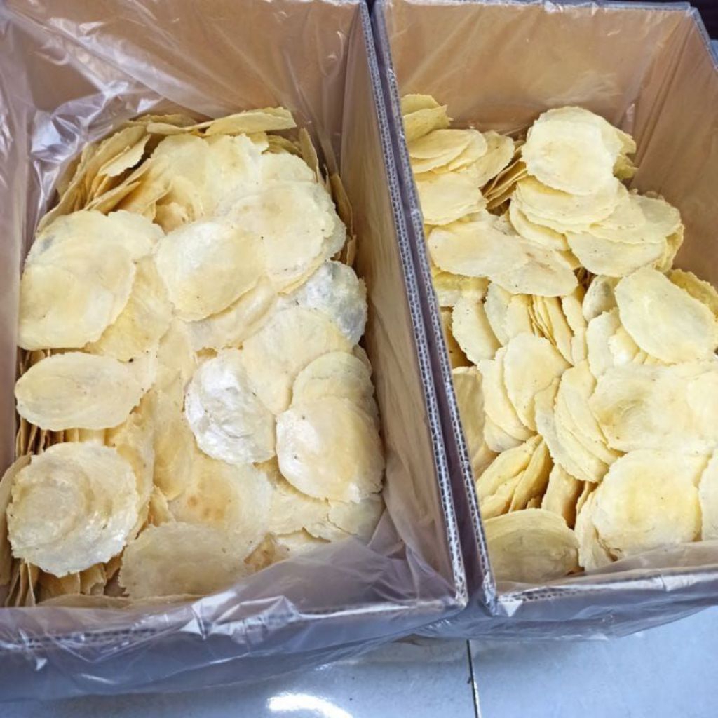 

Emping melinjo super renyah 1kg siap goreng