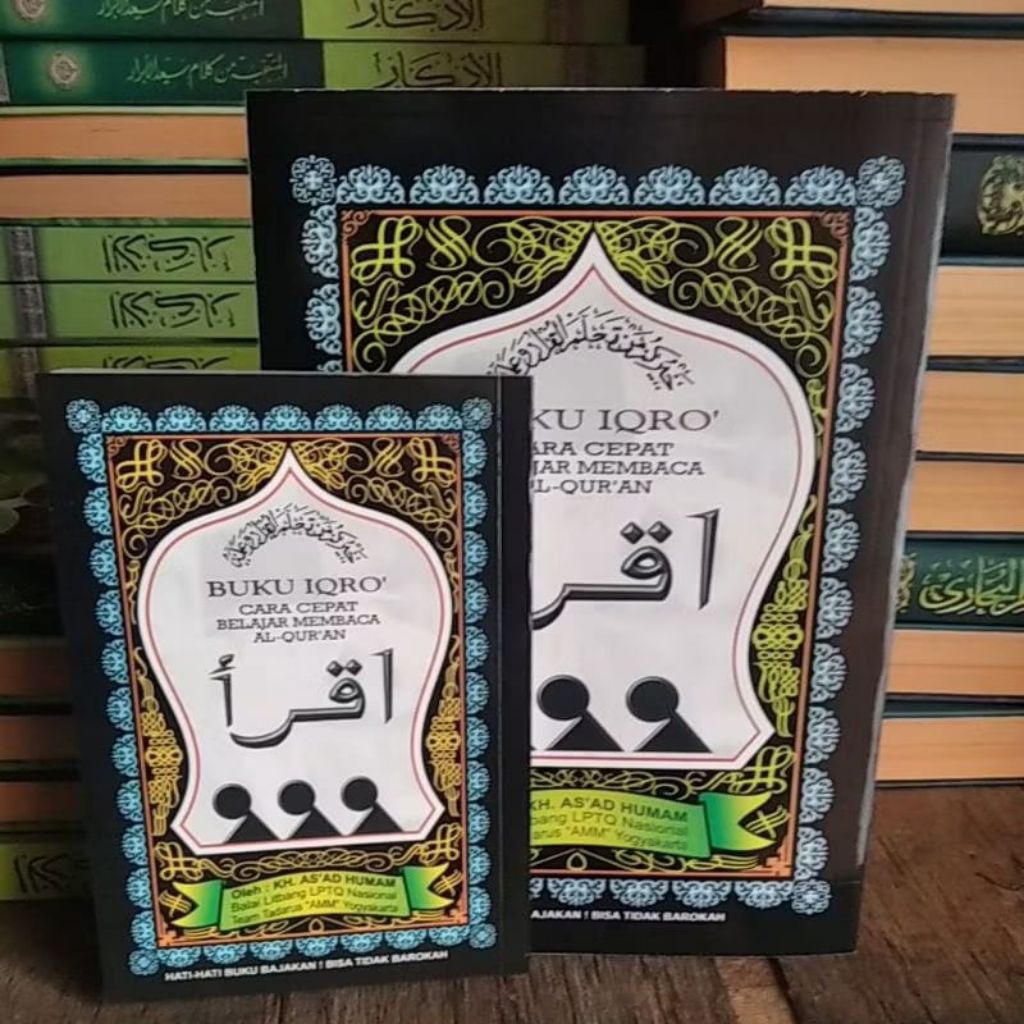 Original Iqro Bendel Besar Iqro Bendel Kecil