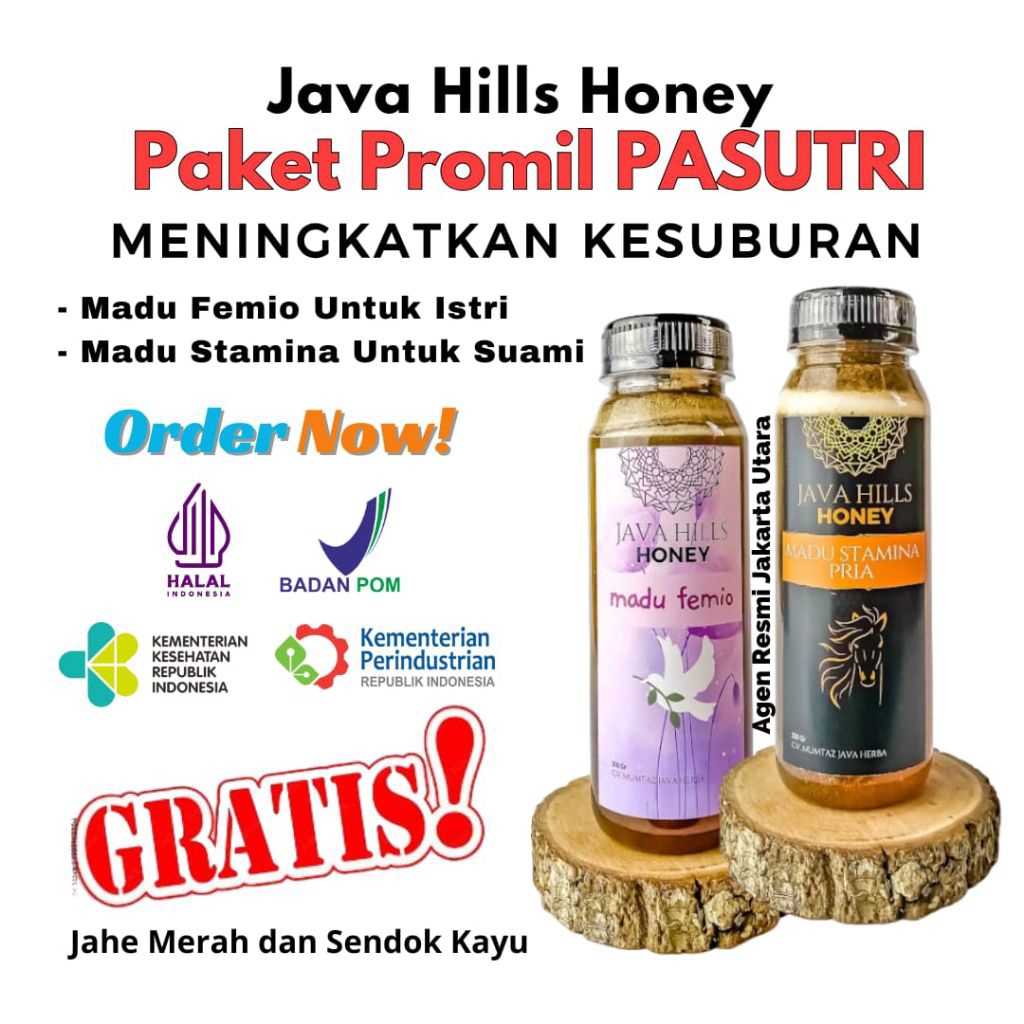 

Javahills Honey - Madu Herbal Alami Untuk Promil, Meningkatkan kesuburan, Membantu Program Hamil COD