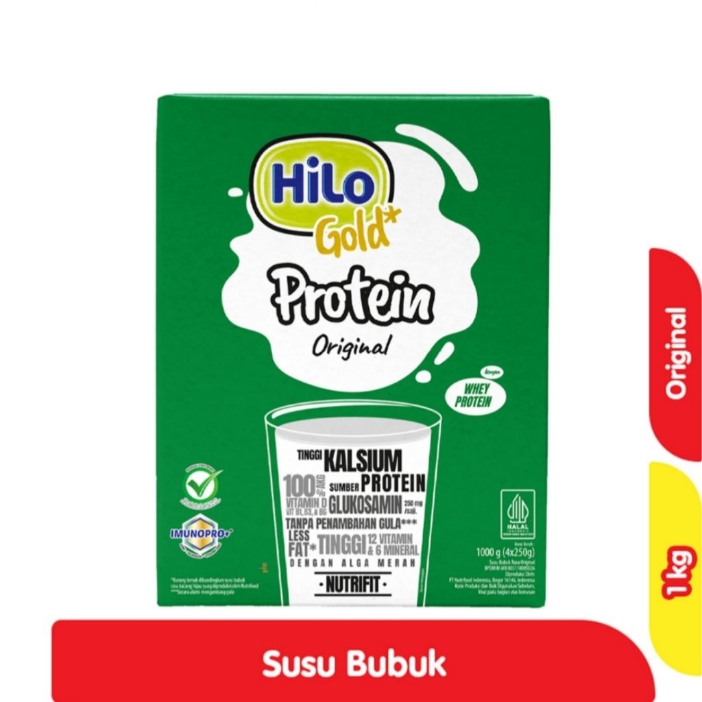 

HiLo Gold Original Susu Tinggi Kalsium 1 kg