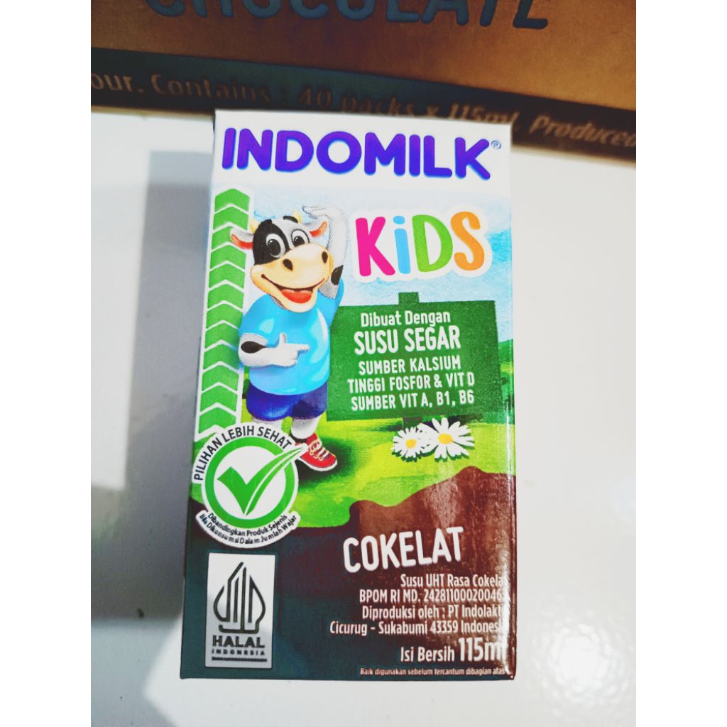 

Susu Indomilk UHT Kids Rasa Coklat 1 Pcs @115ml