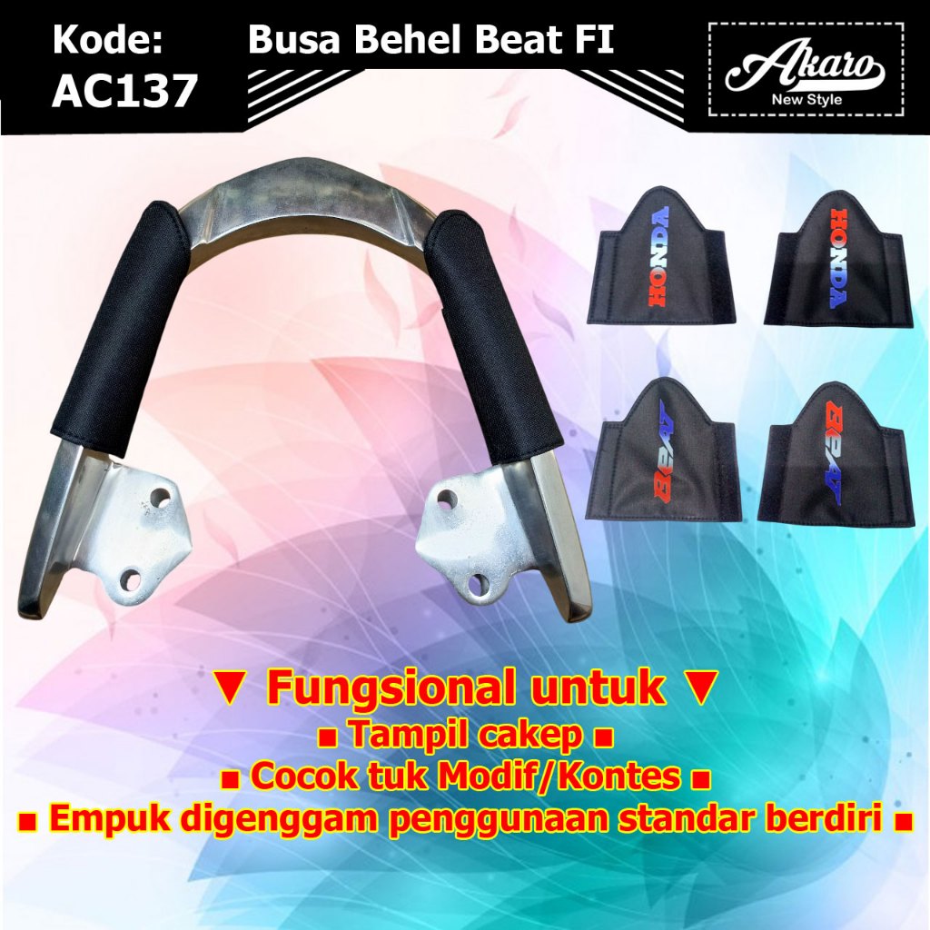 Behel Beat Busa 2012-2016 AC137 | Busa Behel Beat 2012-2016 |  Begel Motor | Aksesoris Beat | Akaro