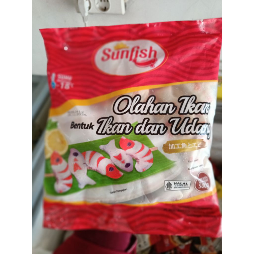 

sunfish bentuk ikan dan udang 500gr