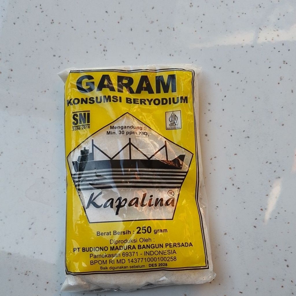 

Garam konsumsi Beryodium 250 gram