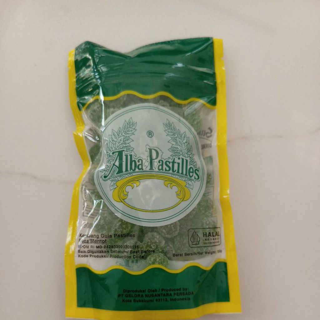 

Permen Alba pastiles 10 permen Alba pastilles