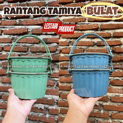 ( 6 PCS ) RANTANG TAMIYA BULAT 2 SUSUN ( SUSAN ) | RANTANG 2 SUSUN | RANTANG LABU | RANTANG PLASTIK 