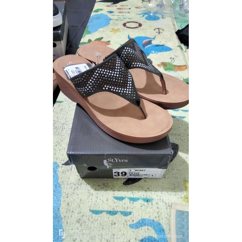 sandal jepit wedges st.yves