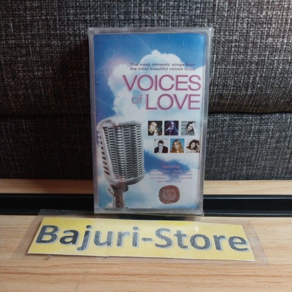 Kaset Pita Voices of Love "Jamie Cullum" "Josh Groban" "Joss Stone" "Norah Jones" "Renee Olstead" "D