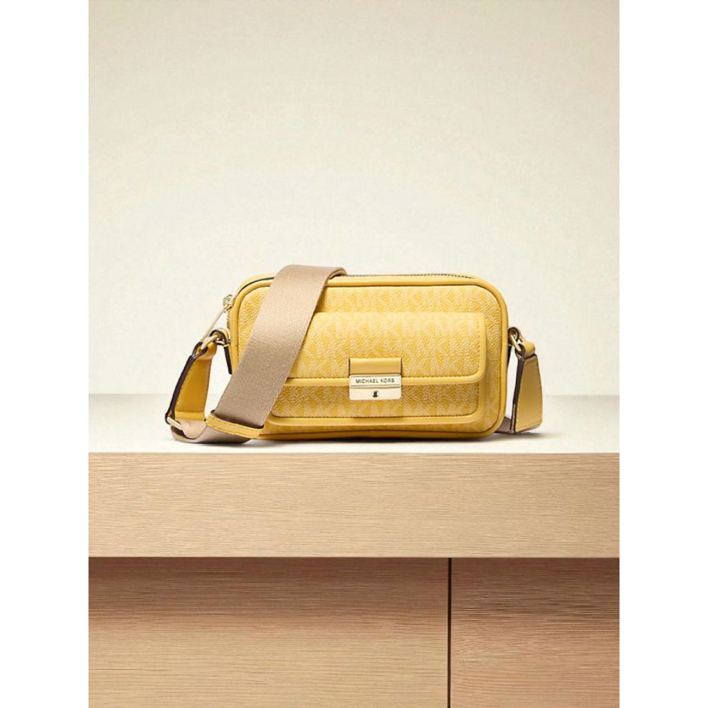 MK Bradshaw Extra-Small Signature Logo Camera Crossbody Bag