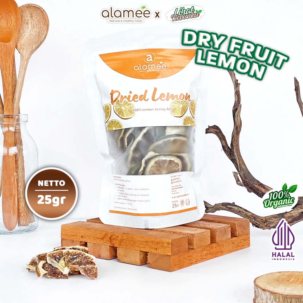 

ALAMEE Lemon Slice Tea Dried Kering Teh Herbal Iris Organik Minuman Herbal 25gr LIHAT KEBUNKU