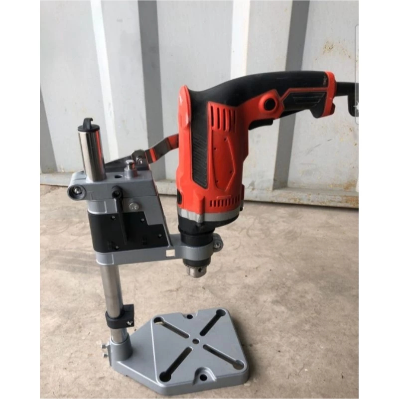 LAZARO Stand Drill - Stand Bor duduk Aluminium base ADAPTER BOR KE BENCH DRILL