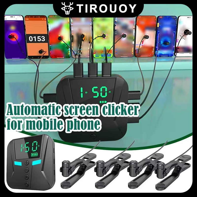 Auto Klik Multifunctional Layar Ponsel Klik Otomatis untuk mico/snackvideo/Live Streaming/tiktok/ins